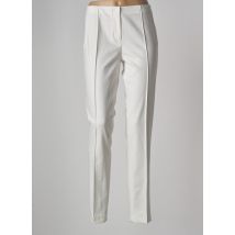 BRUNO SAINT HILAIRE - Pantalon slim blanc en polyester pour femme - Taille 42 - Modz