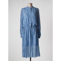 SECOND FEMALE - Robe mi-longue bleu en viscose pour femme - Taille 34 - Modz