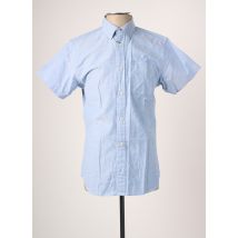 JACK & JONES - Chemise manches courtes bleu en coton pour homme - Taille S - Modz