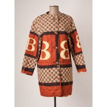 BURBERRY - Manteau long marron en polyester pour femme - Taille 34 - Modz