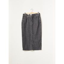 MUSTANG - Jupe mi-longue noir en coton pour femme - Taille W28 - Modz