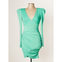 CARLA RUIZ - Robe mi-longue vert en polyester pour femme - Taille 34 - Modz