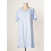 HAJO - Chemise de nuit bleu en coton pour femme - Taille 42 - Modz
