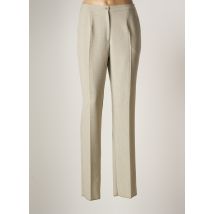 GEVANA - Pantalon droit vert en polyester pour femme - Taille 40 - Modz