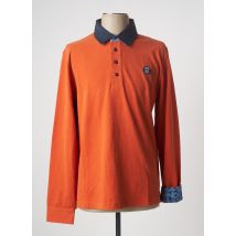 LA SQUADRA - Polo orange en coton pour homme - Taille M - Modz