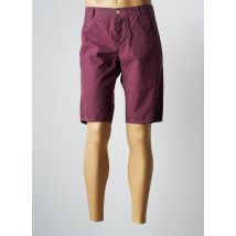 GAUDI - Bermuda violet en coton pour homme - Taille 38 - Modz