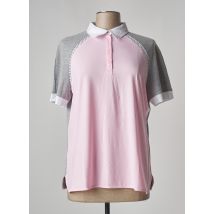 TERRE DE FÉES - Polo rose en coton pour femme - Taille 44 - Modz