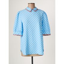 ESSENTIEL ANTWERP - Blouse bleu en polyester pour femme - Taille 38 - Modz