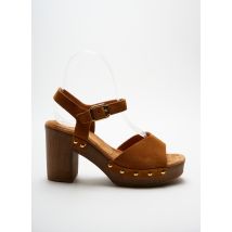 UNISA - Sandales/Nu pieds marron en cuir pour femme - Taille 37 - Modz