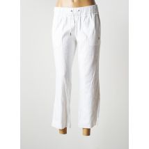 SPORTALM - Pantalon 7/8 blanc en lin pour femme - Taille 40 - Modz