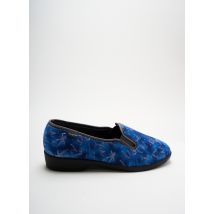 FARGEOT - Chaussons/Pantoufles bleu en textile pour femme - Taille 42 - Modz