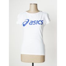 ASICS - T-shirt blanc en coton pour femme - Taille 34 - Modz