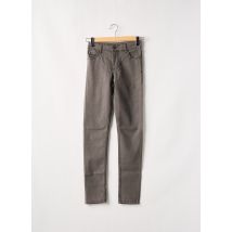 CHEAP MONDAY - Jeans coupe slim gris en coton pour femme - Taille W25 L32 - Modz