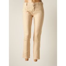 REIKO - Pantalon slim beige en polyester pour femme - Taille W29 - Modz