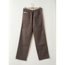 COMPTOIR DU RUGBY - Pantalon droit marron en coton pour homme - Taille 40 - Modz