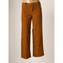 HAPPY - Pantalon large marron en coton pour femme - Taille W25 - Modz