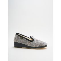SEMELFLEX - Chaussons/Pantoufles gris en textile pour femme - Taille 36 - Modz