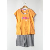 RINGELLA - Pyjashort orange en coton pour femme - Taille 38 - Modz