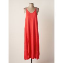 MALOKA - Robe longue rouge en viscose pour femme - Taille 38 - Modz