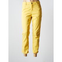 EMMA & ROCK - Pantalon slim jaune en coton pour femme - Taille 42 - Modz