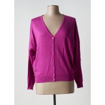 ZILCH - Gilet manches longues violet en bambou pour femme - Taille 42 - Modz