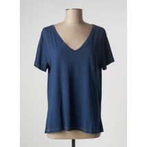 PAKO LITTO - T-shirt bleu en coton pour femme - Taille 40 - Modz