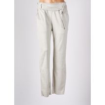 SPARKZ - Pantalon droit gris en polyester pour femme - Taille 36 - Modz
