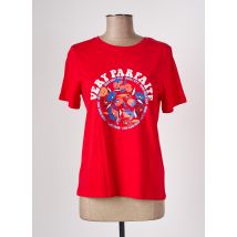 CACHE CACHE - T-shirt rouge en coton pour femme - Taille 36 - Modz