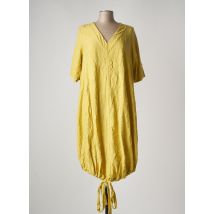 GERSHON BRAM - Robe mi-longue jaune en viscose pour femme - Taille 44 - Modz