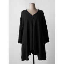 FRANCK ANNA - Gilet manches longues noir en polyester pour femme - Taille 46 - Modz