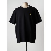 LYLE & SCOTT - T-shirt noir en coton pour homme - Taille XL - Modz