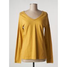 ELLE EST OU LA MER - T-shirt jaune en coton pour femme - Taille 38 - Modz