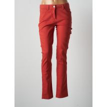 MAE MAHE - Jeans coupe slim orange en coton pour femme - Taille 40 - Modz