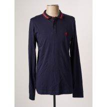 MCS - Polo bleu en coton pour homme - Taille M - Modz