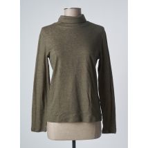 MAJESTIC FILATURES - Sous-pull vert en coton pour femme - Taille 40 - Modz