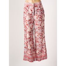 BA&SH - Pantalon large rose en soie pour femme - Taille 40 - Modz
