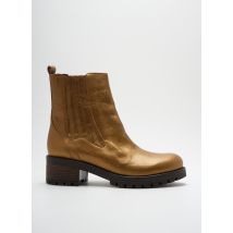 MINKA DESIGN - Bottines/Boots jaune en cuir pour femme - Taille 37 - Modz