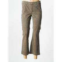 HAPPY - Pantalon 7/8 vert en coton pour femme - Taille W25 - Modz