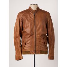 OAKWOOD - Veste en cuir marron en cuir pour homme - Taille L - Modz