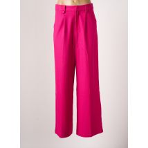 GRACE & MILA - Pantalon large rose en polyester pour femme - Taille 40 - Modz