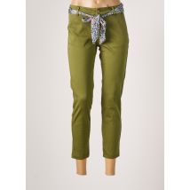 FREEMAN T.PORTER - Pantalon 7/8 vert en coton pour femme - Taille W25 - Modz
