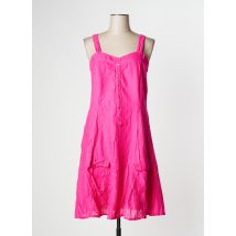KATMAI - Robe mi-longue rose en coton pour femme - Taille 46 - Modz