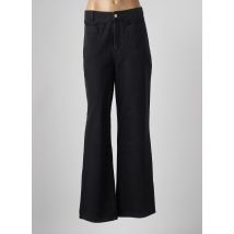 PIECES - Pantalon large noir en coton pour femme - Taille 42 - Modz