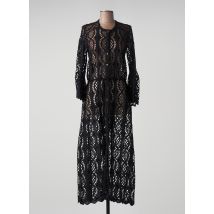 VALERIE KHALFON - Robe longue noir en coton pour femme - Taille 38 - Modz