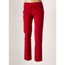 LEON & HARPER - Pantalon chino rouge en coton pour femme - Taille 38 - Modz