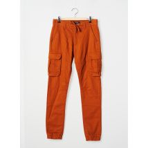 BONOBO - Pantalon cargo orange en coton pour femme - Taille 36 - Modz