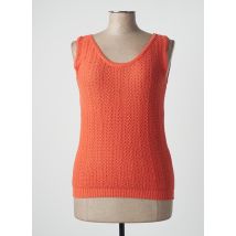 PRINCESSE NOMADE - Pull orange en coton pour femme - Taille 42 - Modz