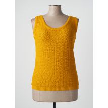 PRINCESSE NOMADE - Pull jaune en coton pour femme - Taille 42 - Modz