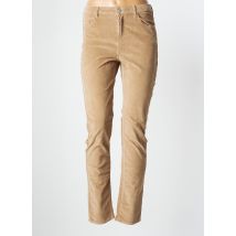 KANOPE - Pantalon slim marron en coton pour femme - Taille 36 - Modz