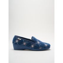 LA MAISON DE L'ESPADRILLE - Chaussons/Pantoufles bleu en textile pour femme - Taille 40 - Modz